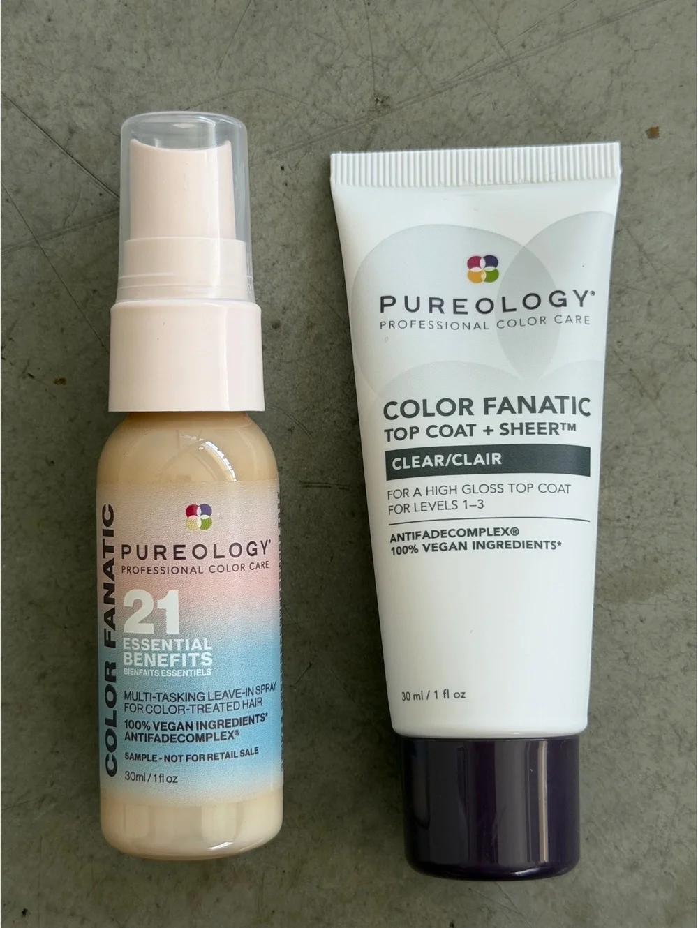 Pureology / Color Fanatic Hair Care Travel Set / 2pc 1 oz